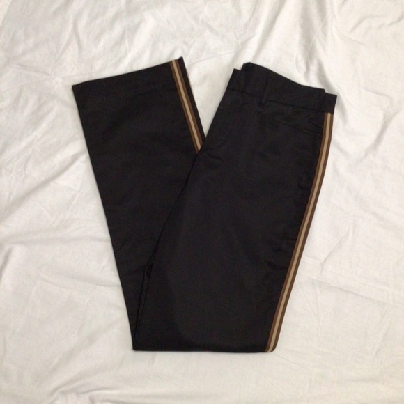 Gap Tuxedo Stripe Cotton Khaki Pants - Picture 1 of 6